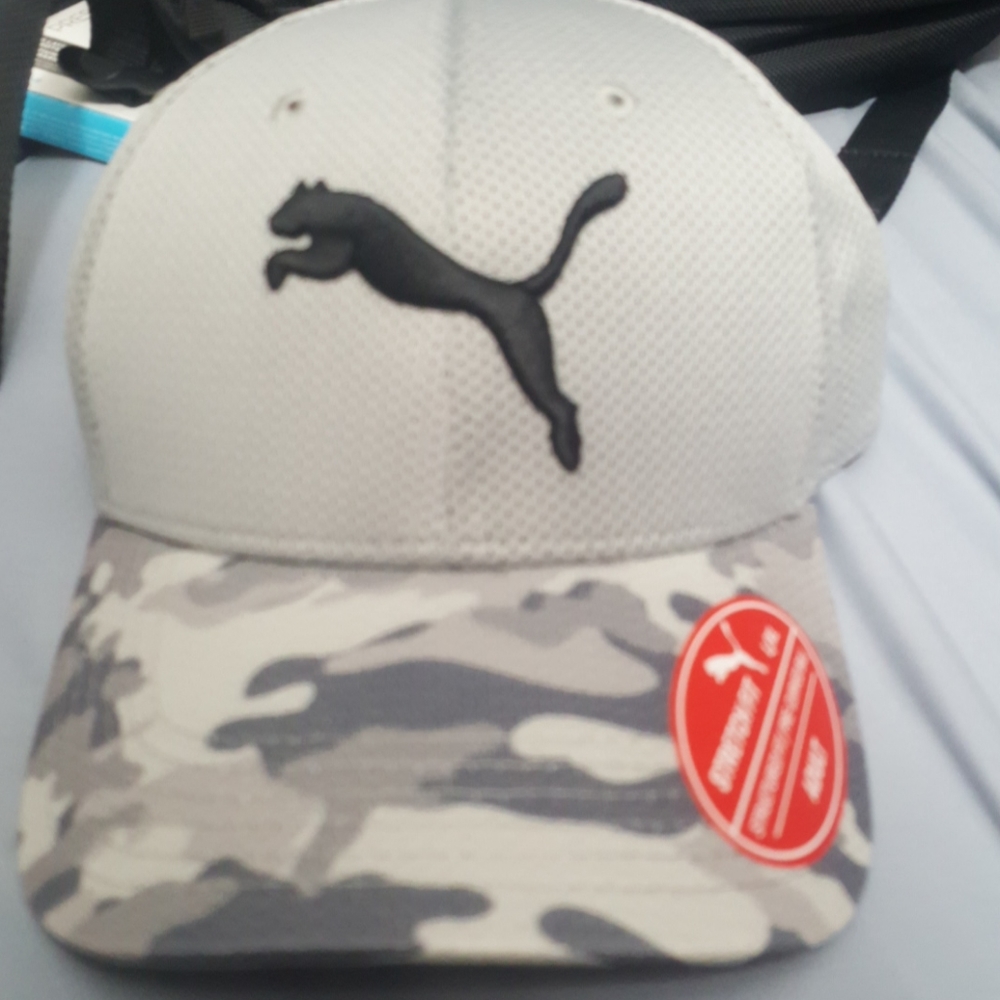 Hat Puma for Men color gray-camo new